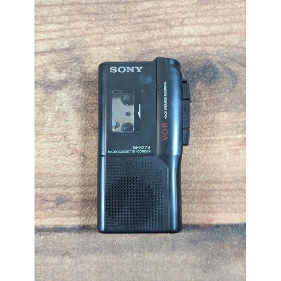 Enregistreur Micro Cassette Sony M-527V – Pour Pièces, Avec Notice Et Cassettes